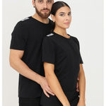 T-Shirt Moschino Unisex Nera Logo Spalla