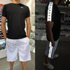 Completino Kappa Uomo Tshirt e Bermuda Colore Nero e Bianco
