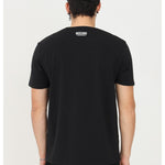T-Shirt Moschino Unisex Nera Logo Spalla