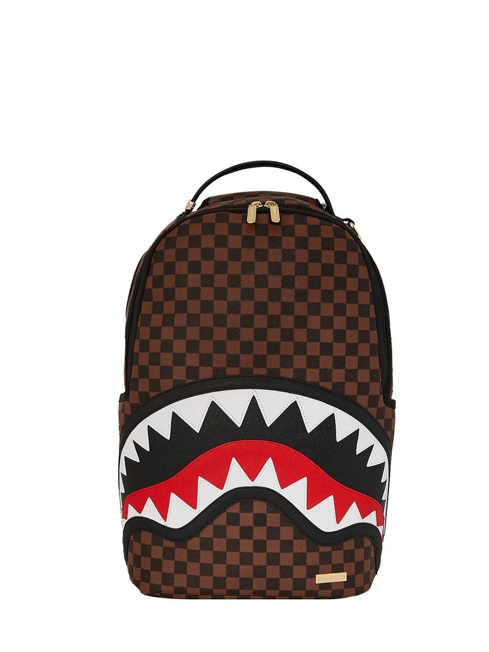 Sprayground Zaino Sawtooh Shark in Paris Marrone Classico
