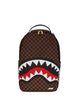 Sprayground Zaino Sawtooh Shark in Paris Marrone Classico