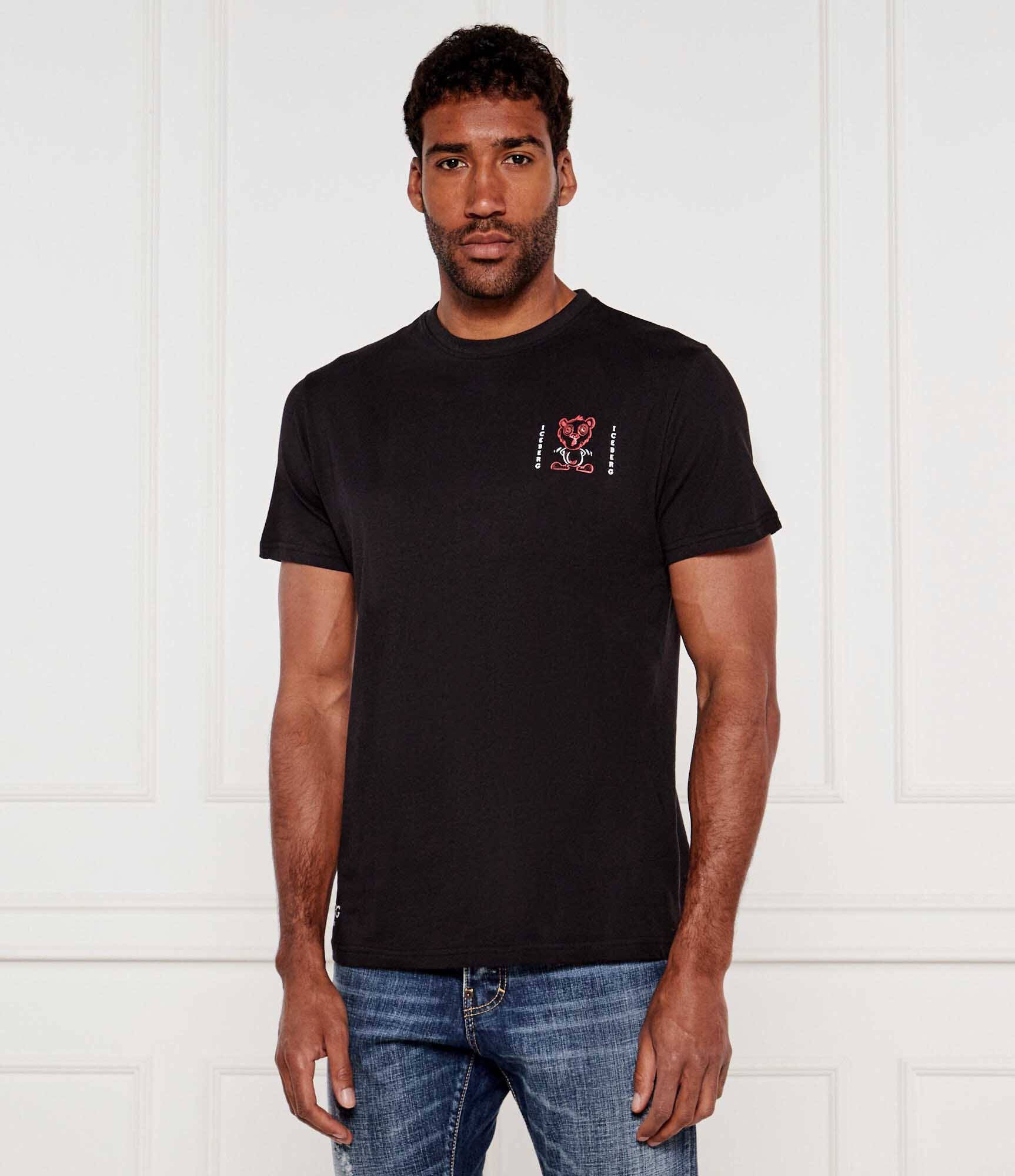 Iceberg T-Shirt Tasman Nera Sun Spell Uomo