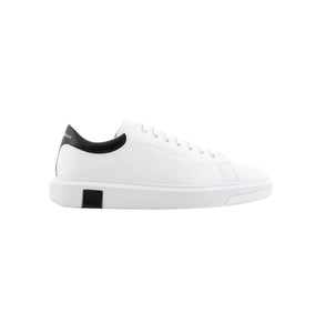 Armani Exchange Venice sneakers in pelle bianca logo nero