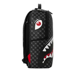 Sprayground Zaino Shark in Paris WTF Bubbly Nero Check