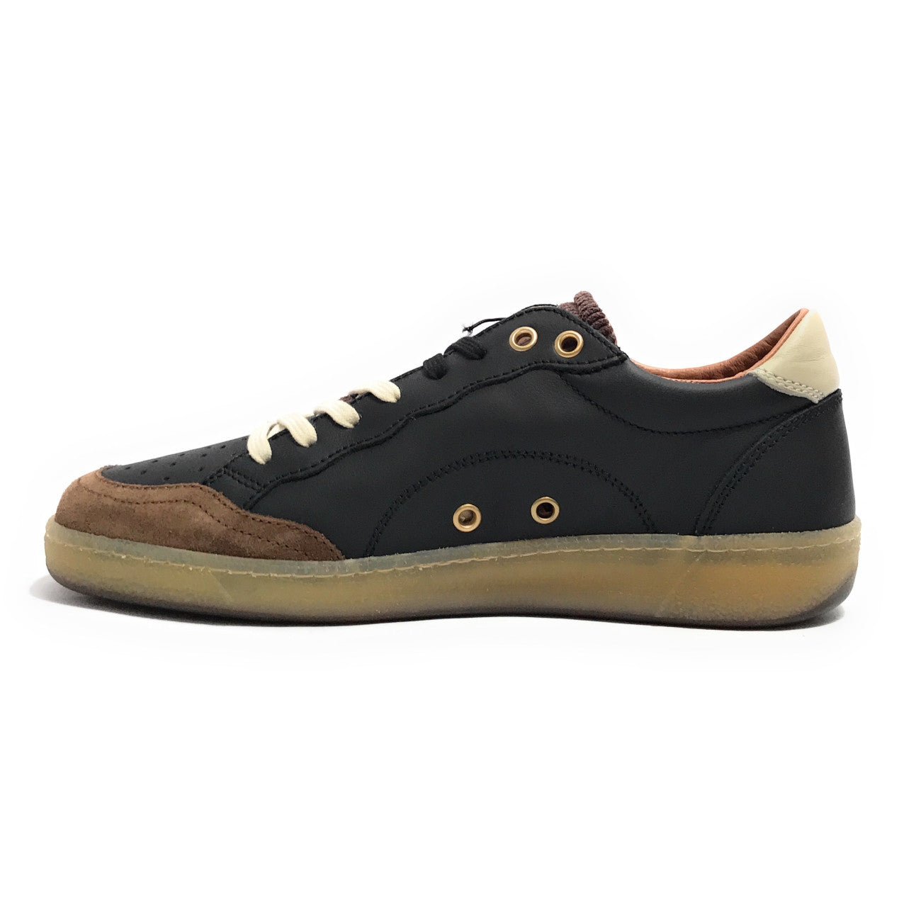 Blauer Murray Pelle Bassa Nera Marrone Uomo