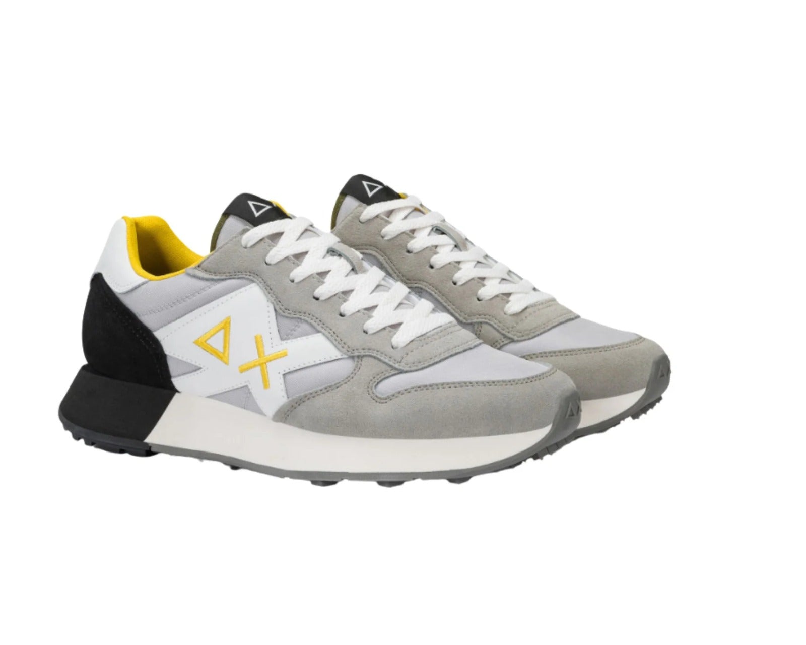 SUN68 Jaki 2.0 Bicolor Grigio Nero Giallo Uomo 2025