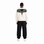 Marcelo Burlon Felpa County of Milan Bianco Riquadro Frontale