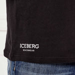 Iceberg T-Shirt Tasman Nera Sun Spell Uomo
