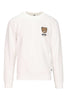Moschino Felpa Uomo Bianca Orsetto Classica in Pile
