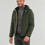 K-way Reversibile Jack St Warm Nero e Verde