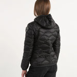 Blauer Piumino Camelia Nero Donna Strass