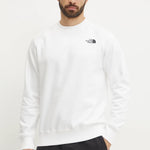 The North Face Felpa RedBox Bianca Logo Nero 2026