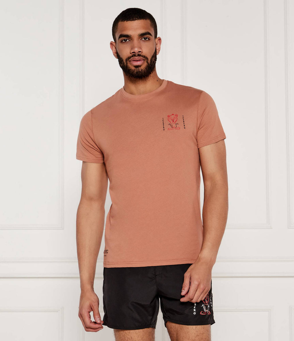 Iceberg T-Shirt Tasman Beige Sun Spell Uomo