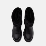 Blauer Stivaletto Kimmel Nero Pelle Pelliccia
