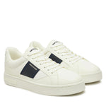 Armani Exchange Sneaker Bianca Off White Fascia Navy