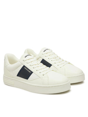 Armani Exchange Sneaker Bianca Off White Fascia Navy