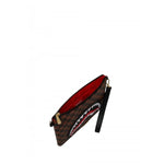 Sprayground Pochette Sawtooh Shark in Paris Marrone Scacchi