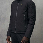 Blauer Giubbino Ballard Double Face Nero Liscio Piumino Beige