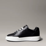 Calvin Klein Leather Hidden Eyelet Lacing Nero