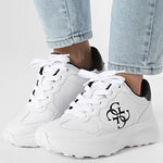 Guess LUCKEI Sneakers Donna Bianca
