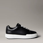 Calvin Klein Leather Hidden Eyelet Lacing Nero