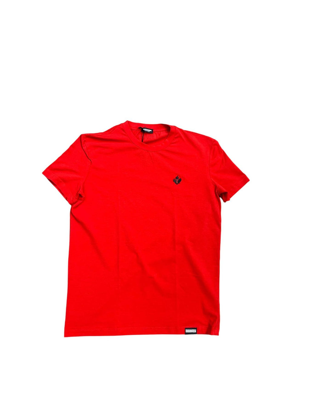 Dsquared2 T-Shirt Uomo Mezza Manica Rossa Horror