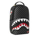 Sprayground Zaino Shark in Paris WTF Bubbly Nero Check