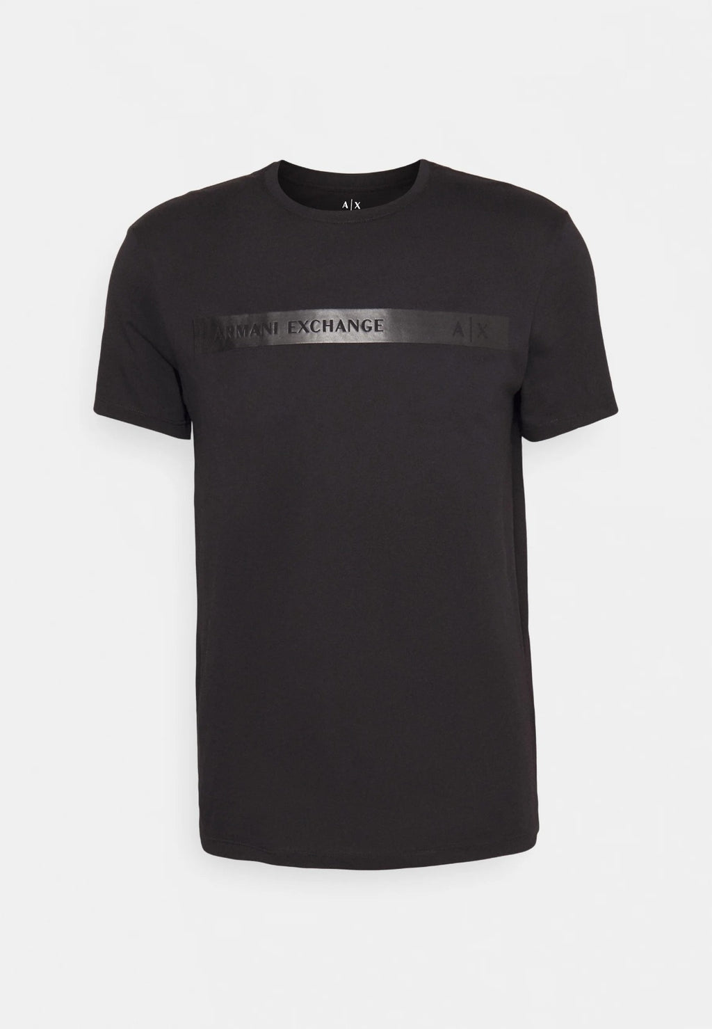 Armani Exchange T-Shirt Uomo AX Tutta Nera Lux