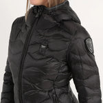 Blauer Piumino Camelia Nero Donna Strass