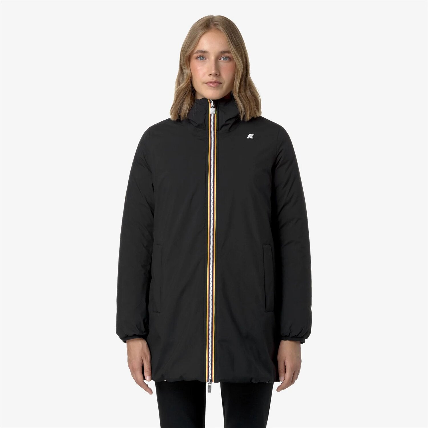 K-way Sophie Warm Double Donna Nero Beige