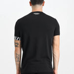 Dsquared2 T-Shirt Nero Bianco Neoclassic Mezza Manica