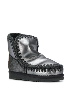 Mou Stivali Eskimo 18 Argento Microglitter