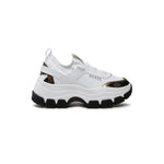 Guess Braydin Sneakers Donna Bianca Beige Zeppa