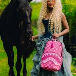 Sprayground Zaino Rosa New Ai Pattern Backpack