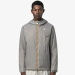 K-way Jake Reversibile Interlock Beige - Grigio