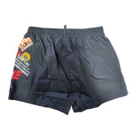 Dsquared2 Costume Mare Short Caten Nero Uomo 2025