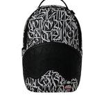 Sprayground Zaino Shark Graffiti Nero Bianco