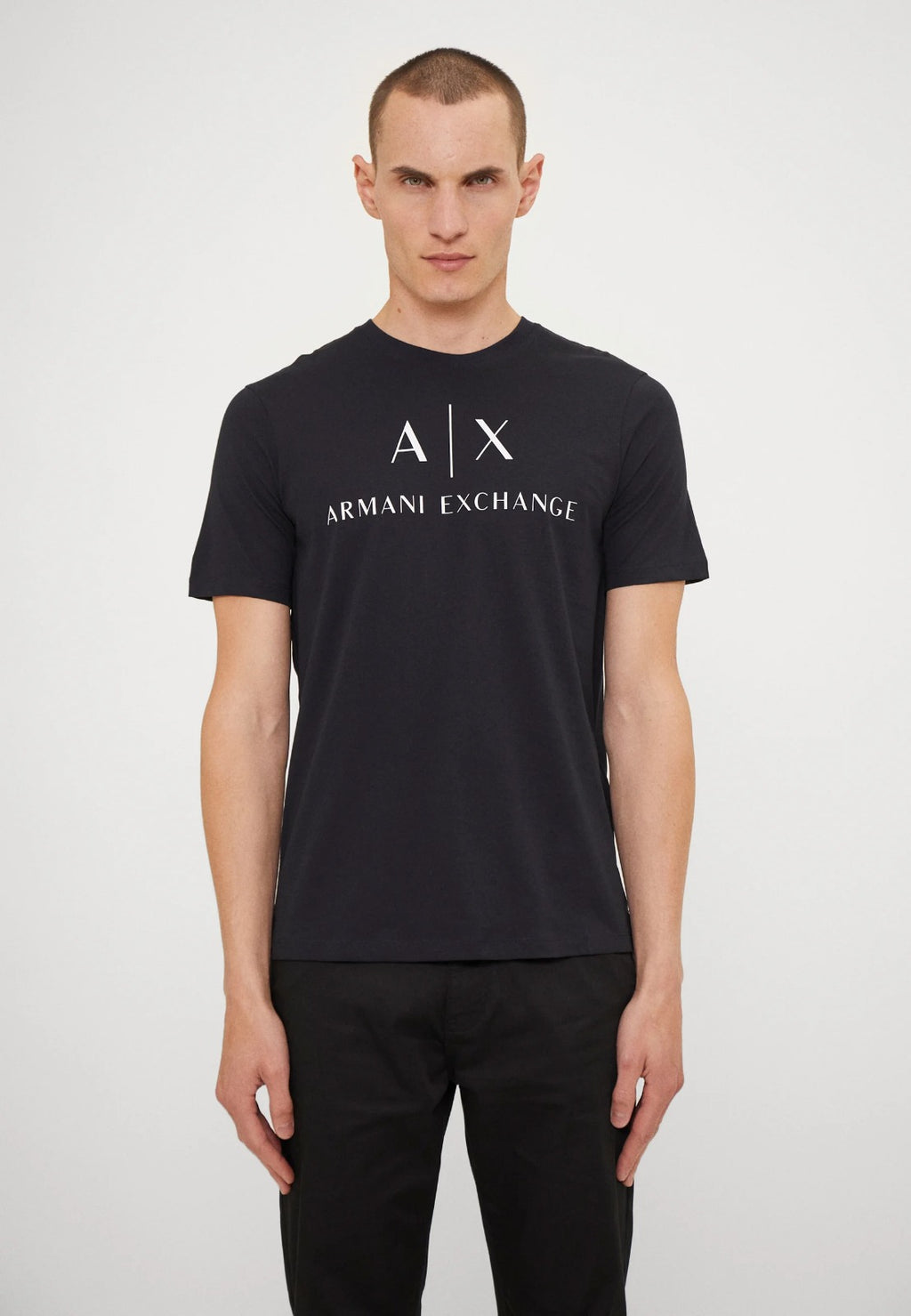 Armani Exchange T-Shirt Uomo AX Uomo Classica Blu