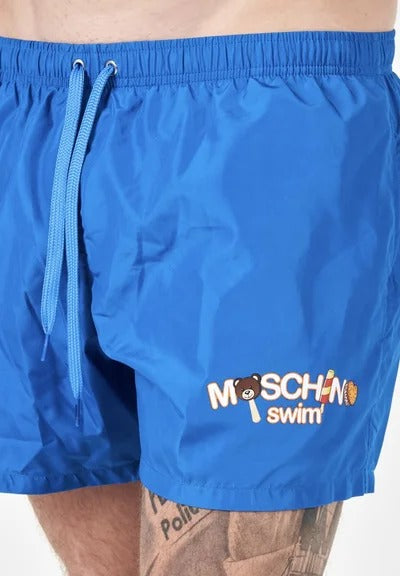 Moschino Costume Mare Uomo Azzurro Gelato