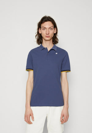 K-way Polo Blu Indaco