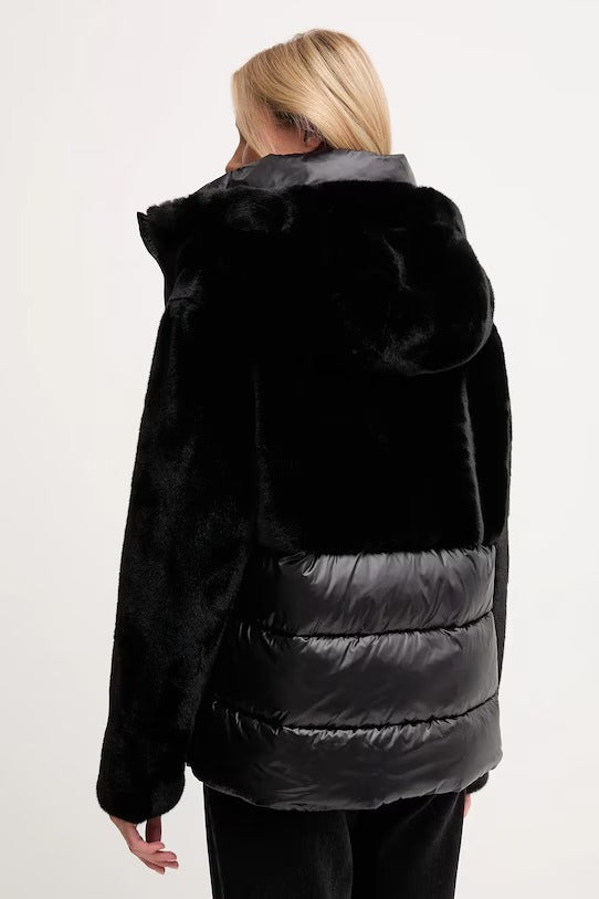 Blauer Fanevil Donna Piumino Pelliccia Nero