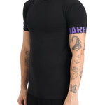 Dsquared2 T-Shirt Bianca Viola Neoclassic Mezza Manica