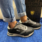 Blauer Ryder Tessuto Uomo Nero Grigio