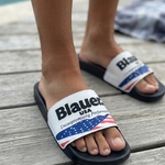 Blauer Ciabatte Mare Jasper Blu Bianco Usa