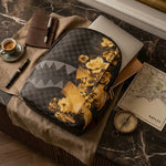 Sprayground Zaino Shark Black Gold Floral