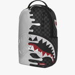Sprayground Zaino Shark Silver Side Drip