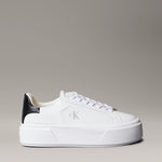 Calvin Klein Flatform Bianca Pelle Donna
