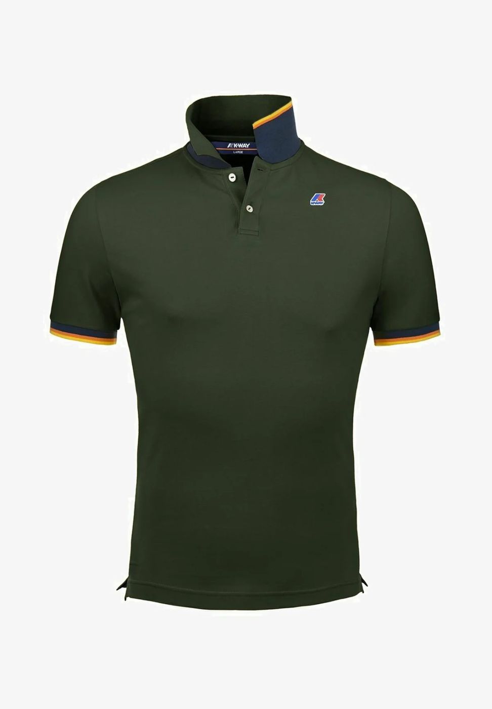 K-way Vincent Contrast Stretch Verde Torba