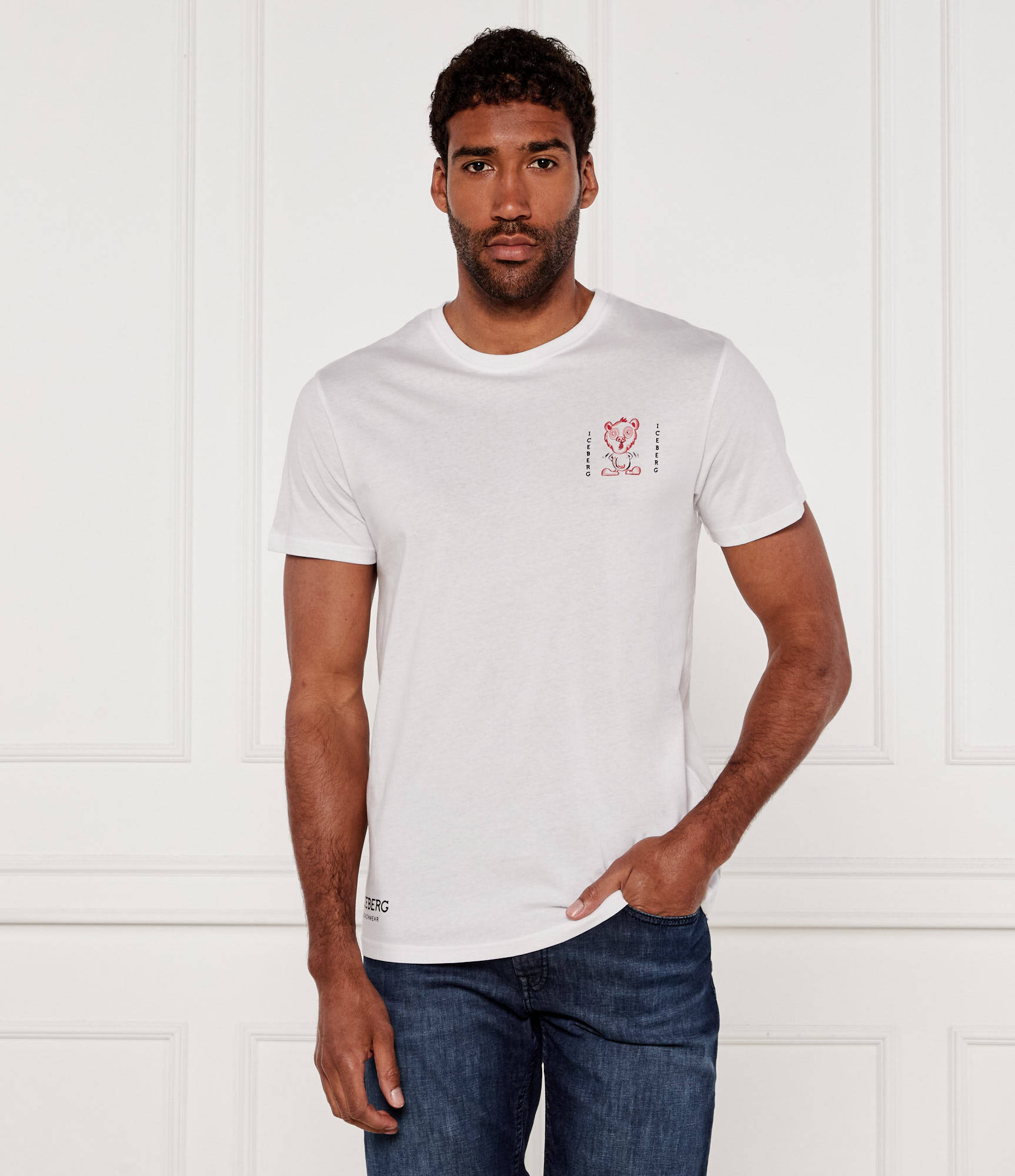 Iceberg T-Shirt Tasman Bianca Sun Spell Uomo