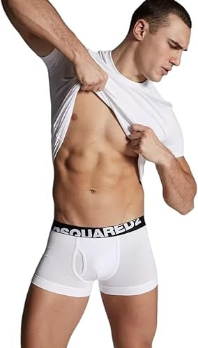 Dsquared2 Boxer Trunk Twin Pack Bianco